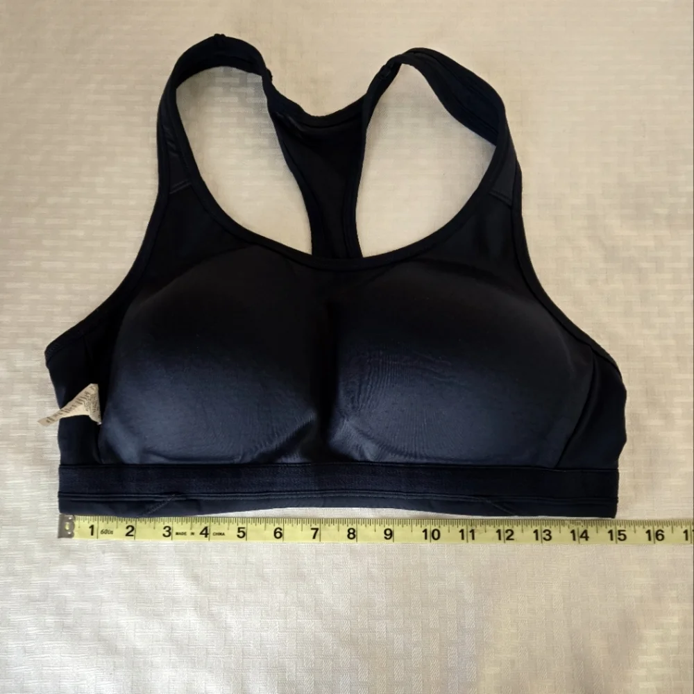 Avia Blue Sports Bra with Racerback Design and Medium Support